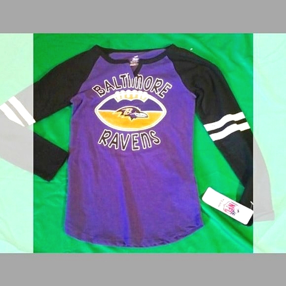 BALTIMORE RAVENS LONG SLEEVE SHIRT - Picture 1 of 3